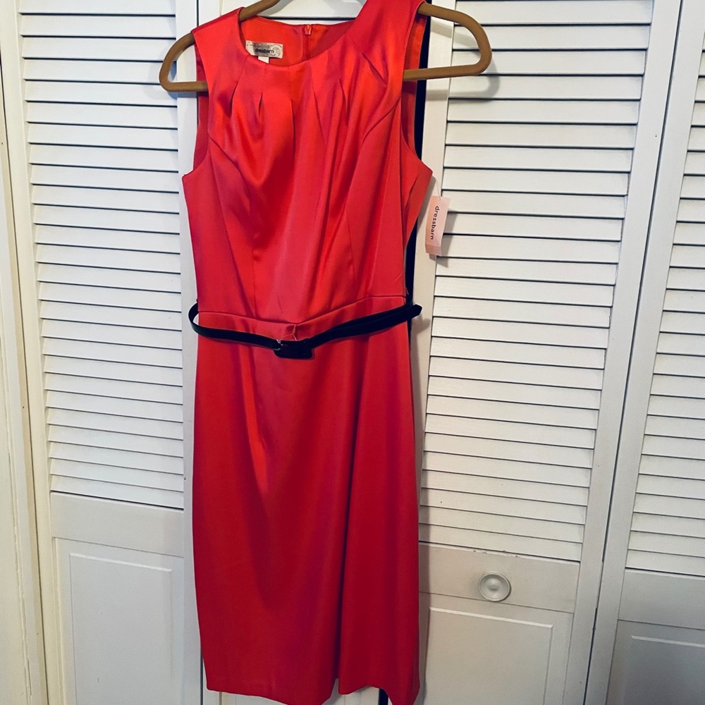 NWT Dressbarn Satin Sleeveless Dress